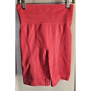 ALALA BARRE seamless high waist tight shorts inseam‎ 8"pink Nylon woman Small